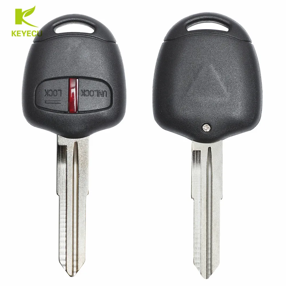 KEYECU БЕСКЛЮЧЕВОЙ дистанционный брелок 2 кнопки 433 МГц ID46 чип для Mitsubishi Lancer 2009-2014 FCC ID: G8D-576M-A (art.: 7a5d87eaa) - 7a5d87eaa