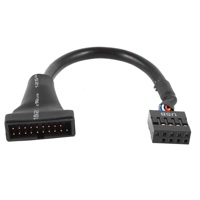 15 см USB 3 0 20 штыревой разъем типа папа для 2 9-контактный Женский Кабель-адаптер |
