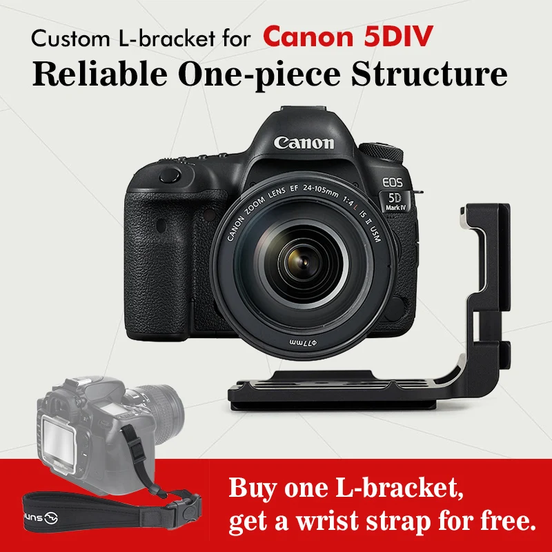 SUNWAYFOTO PCL 5DIV пользовательский L образный кронштейн для камеры Canon 5D4 5D Mark IV Arca