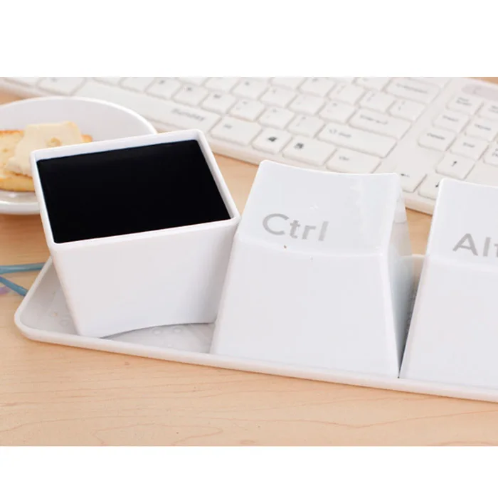 Творческий простой чашки клавиатура Чай кружка для кофе CupContainer 3 шт./компл. вакуум