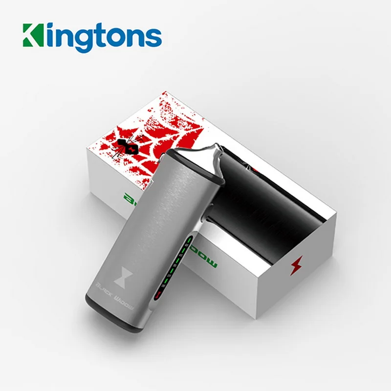 DHL 100% Original Black Widow Kingtons dry herb mod box kit 2200mah herbal vaporizer vape pen e cig cigarette black widow|vape pen|herbal