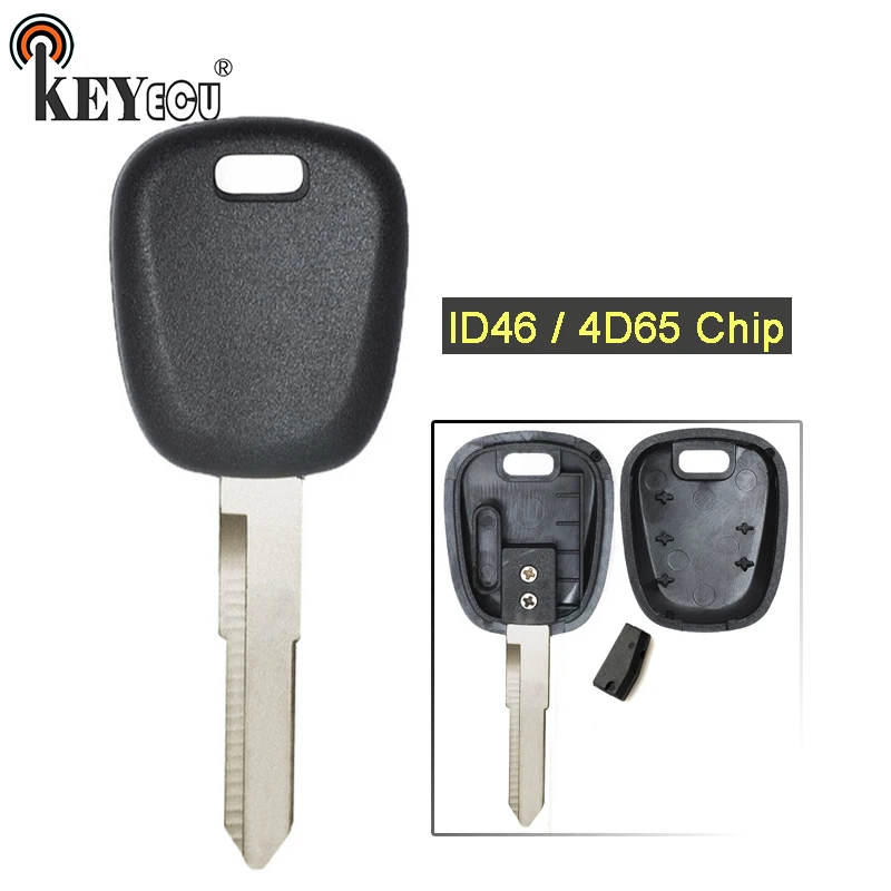 Запасная Заготовка ключа транспондера KEYECU ID46 / 4D65 для Suzuki Ignis Jimny дизельный Grand Vitara