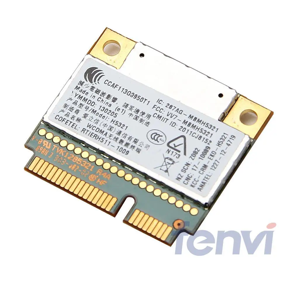 Ericsson H5321GW Беспроводной 3 г WWAN карты для IBM ThinkPad T430 T520 T520i X230 X220 E420 L420 L520 pci-e модуль FRU
