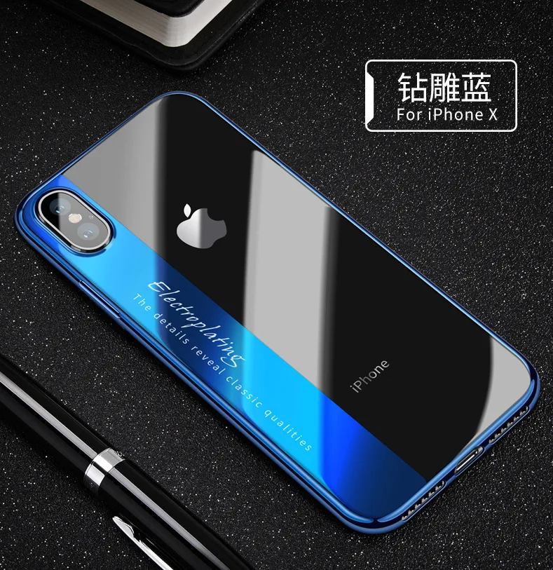 KYKASGO 2018 новые роскошные покрытые мягкие ТПУ чехлы для телефонов iPhone X 8 Plus 10 чехол