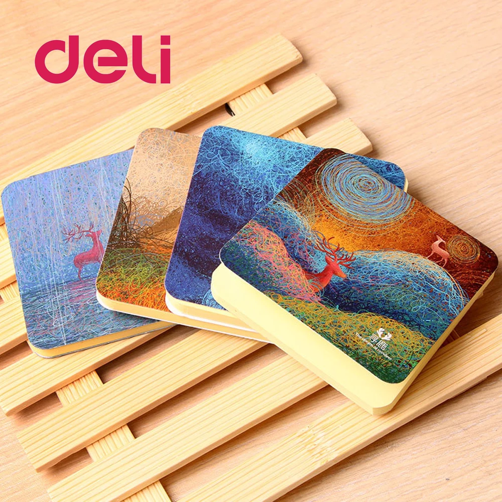 Deli 1 шт. креативная мини бумага для заметок 50 страниц липкие DIY студенческие
