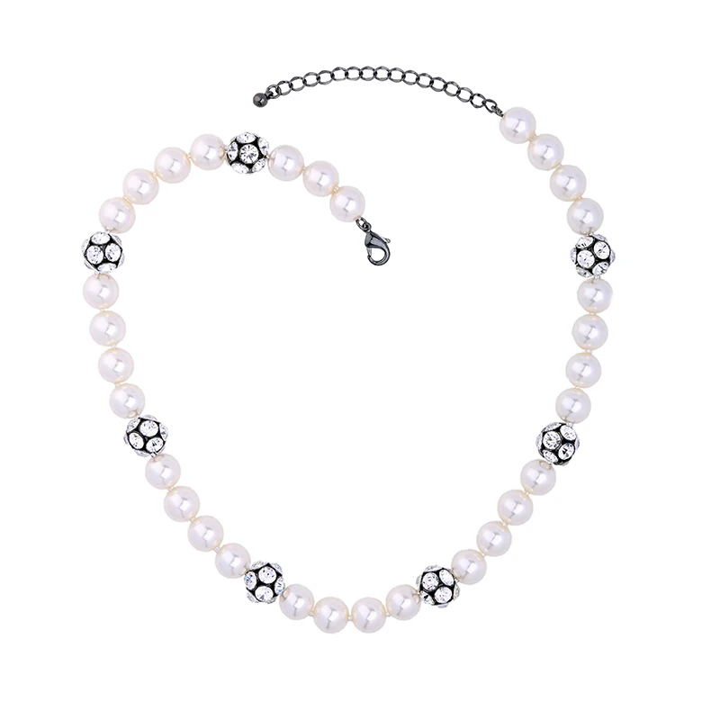 Ожерелье ручной работы из искусственного жемчуга короткое 2017 | Украшения и