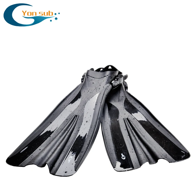 Professional Adult Long Flippers Scuba Diving Fins Swimming Snorkeling Adjustable Open Heel Flexible Comfort Underwater Hunting