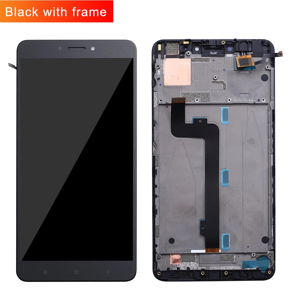 Дисплейный модуль для смартфона Xiaomi Mi Max 2 с инструментом черный/белый рамкой/без