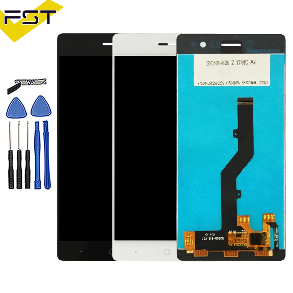 Абсолютно новый для ZTE Blade A603 ЖК дисплей и кодирующий преобразователь сенсорного