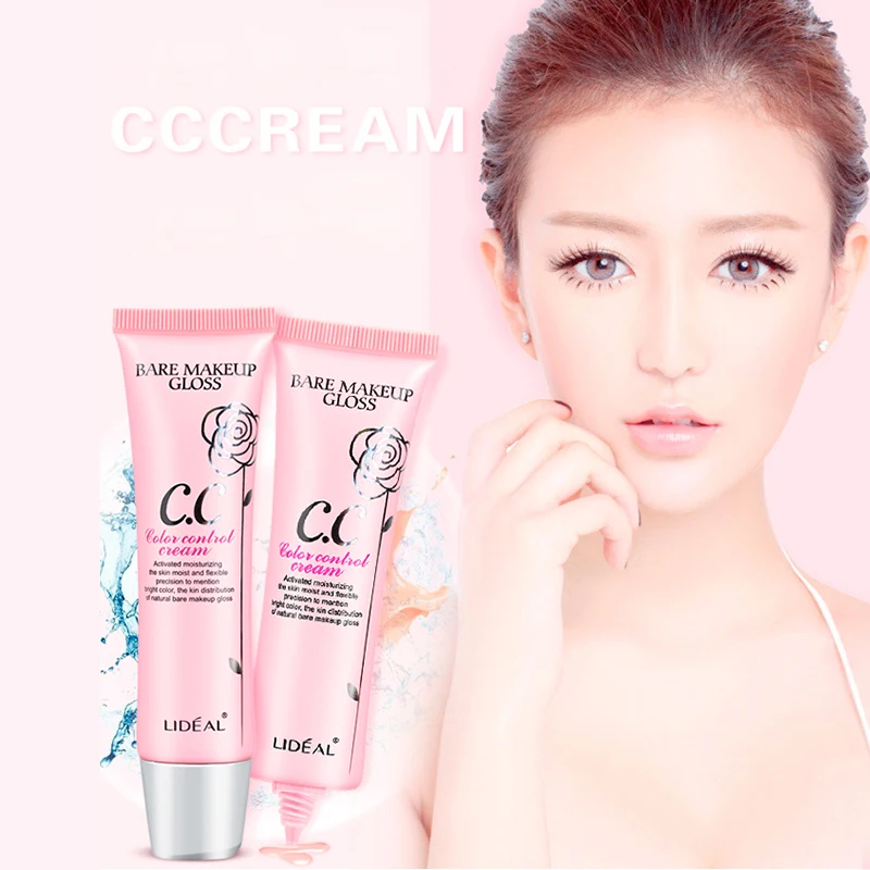 LIDEAL Brand CC Creams Oil Control Moisturizer Concealer Cover Whitening Foundation Base Face Makeup Cream Cosmetic |
