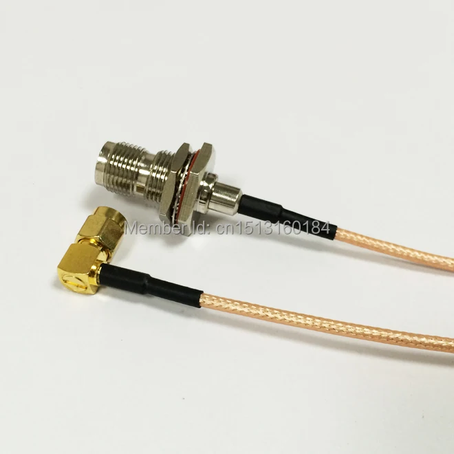 Новый коаксиальный кабель с модемом штепсельная вилка прямым углом к RP SMA гнезду