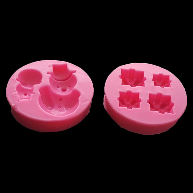 1pcs UV Resin Jewelry Liquid Silicone Mold Snowman Gift Flowers Charms Molds For DIY Intersperse Decorate Making | Украшения и