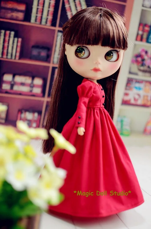 [MG217] Бесплатная доставка 2019 горячая Распродажа Neoblythe наряды # длинное Хлопковое