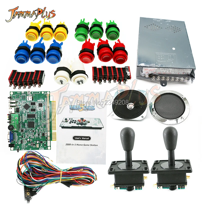 DIY jamma набор аркадных игр игровой комплект 2020 в 1 Multigame печатной платы с 8 способ