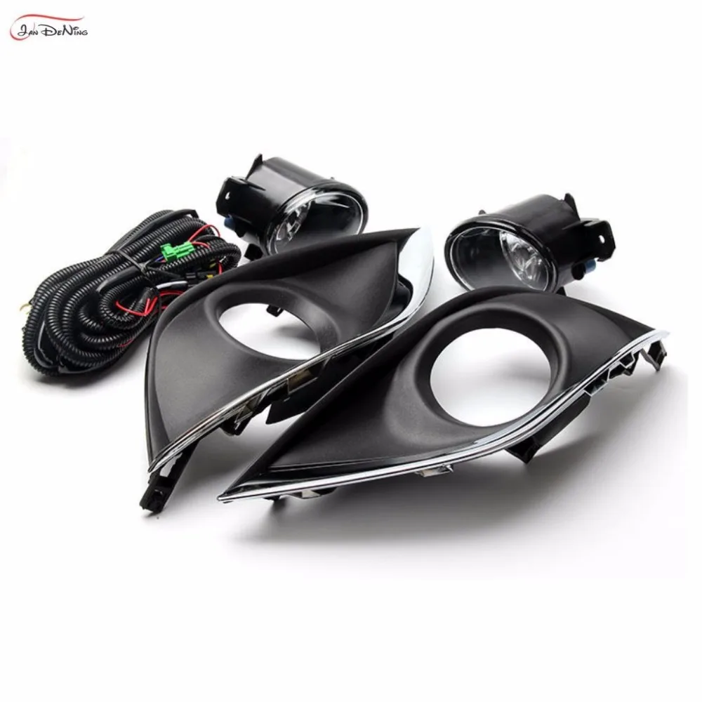 JanDeNing Автомобильные противотуманные фары для Nissan Sunny 2014 ~ 2015/Almera 2014/Versa передние