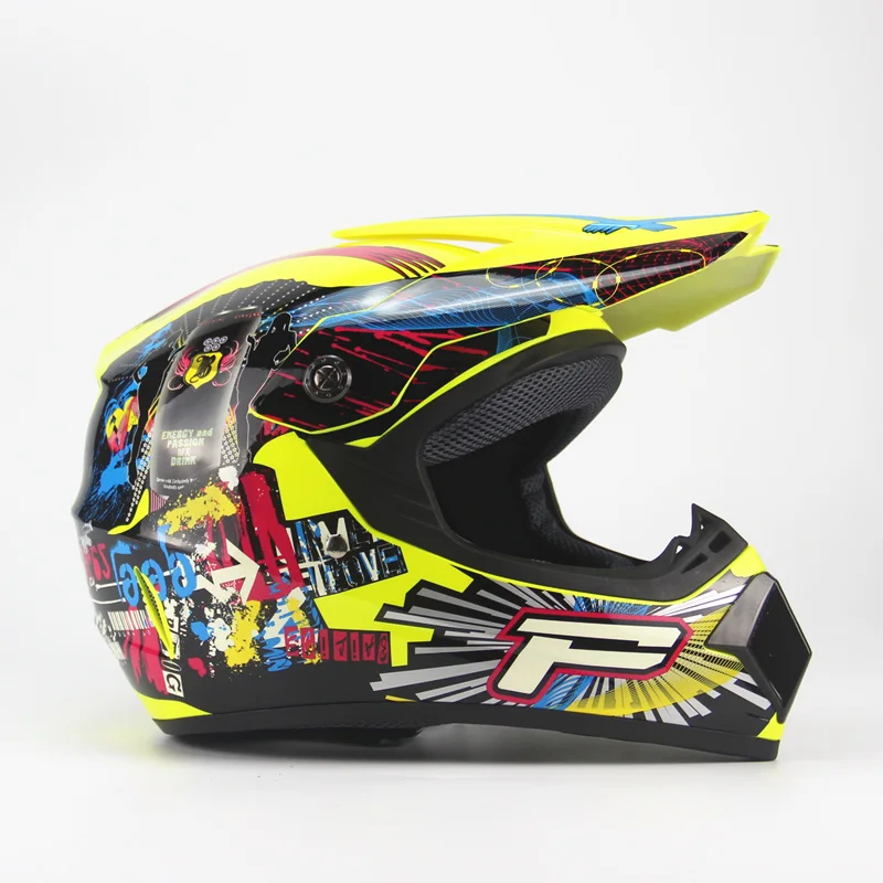 Fluorescent yellow 6 ABS rмотоциклетный внедорожный шлем классический велосипедный MTB DH гоночный шлем ATV шлем для мотокросса и горного велосипеда шлем capacete DOT - Цвет: Fluorescent yellow 6