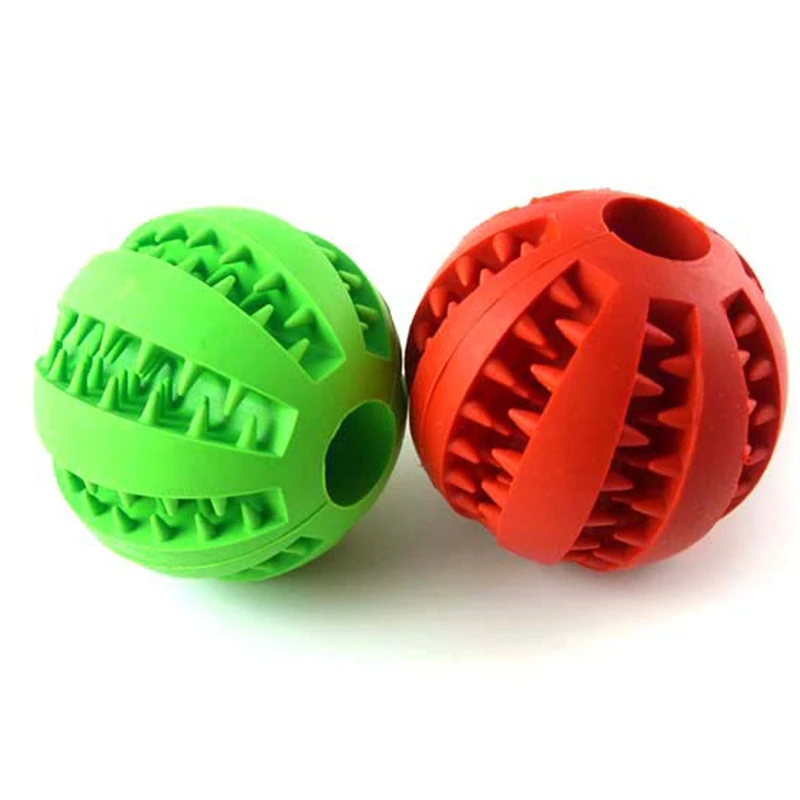 1 шт. резиновые шарики для чистки домашних животных игрушки жевания зубного укуса