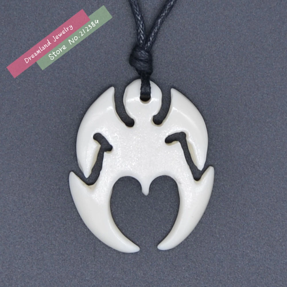 Ожерелье ручной работы из ткани яка 1 шт. чокер с подвеской пауком женское мужское