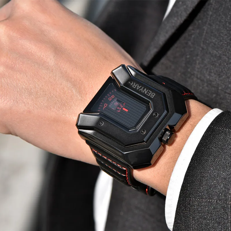 BENYAR роскошные часы новый уникальный дизайн мужские Reloj Hombre водонепроницаемые