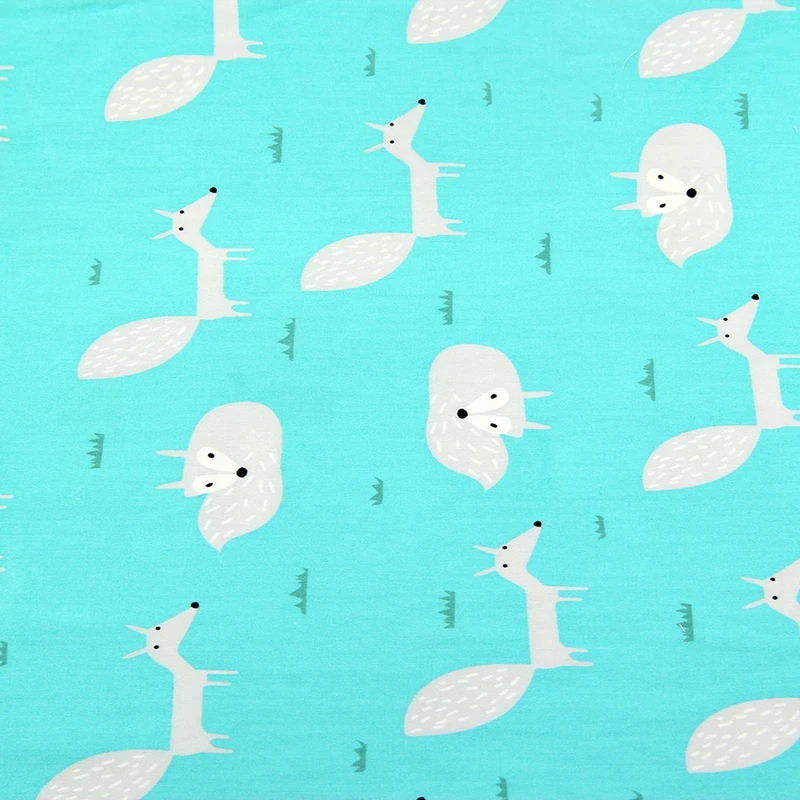 Fox Series Patchwork Cotton Fabric Fat Quarter Bundles Textile Sewing For Baby Cloth 40*50cm 6pcs/lot | Дом и сад