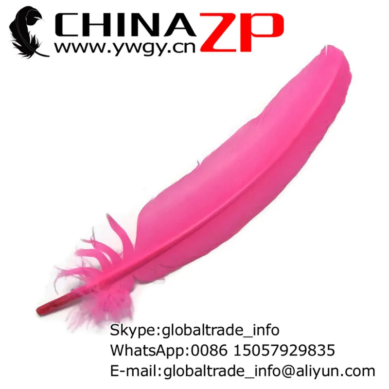 

No.1 Plumage Supplier CHINAZP Factory 50pcs/lot Unique Dyed Hot Pink Turkey Rounds Imitation Eagle Feathers