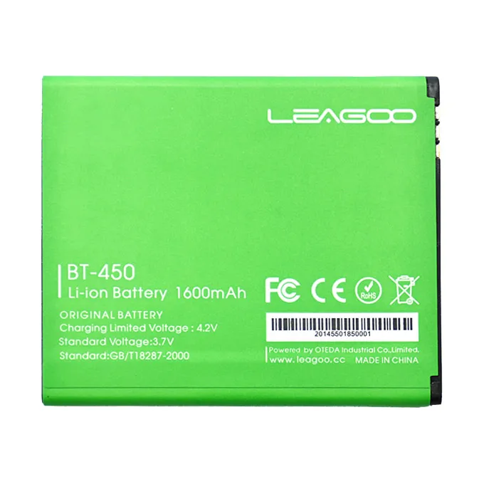 Аккумулятор MLLSE BT 450 1600 мАч для Leagoo Lead 3 3S 3i 3s|Аккумуляторы мобильных телефонов| |