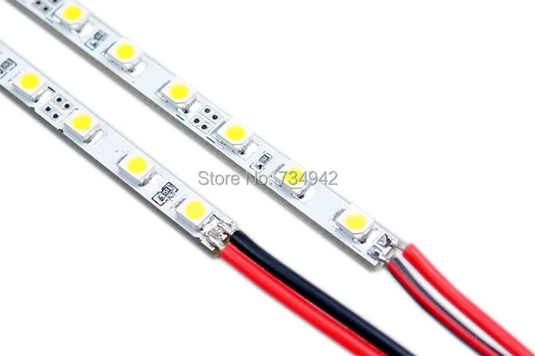 Сверхтонкий светодиодный светильник SMD3528 теплый белый 19 7 дюйма 4 мм 72