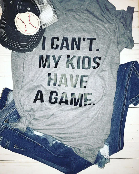 Летняя футболка в стиле Харадзюку с надписью I Can my kid для игры хипстерские модные