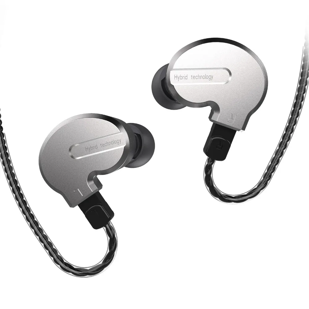BQEYZ KB1 1BA + 2DD Гибридный привод металлические наушники в ухо HIFI DJ Monito спортивные для