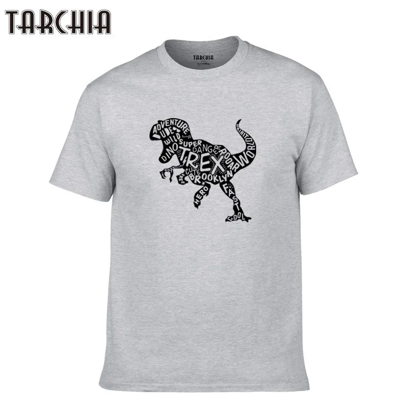 TARCHIA 2021 Новая модная мужская футболка хлопковая с коротким рукавом летняя Стиль