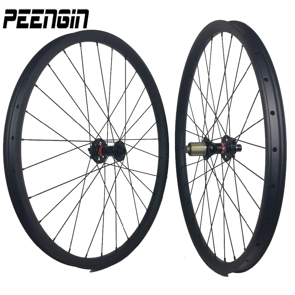 1360g 29er свет OEM Углеродные колеса Горный велосипед XC 27er 30X25 мм 26 дюймов колесные