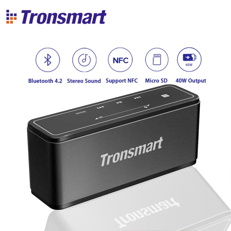 Tronsmart Element Mega bluetooth динамик портативные беспроводные колонки 3D цифровой звук 40 Вт
