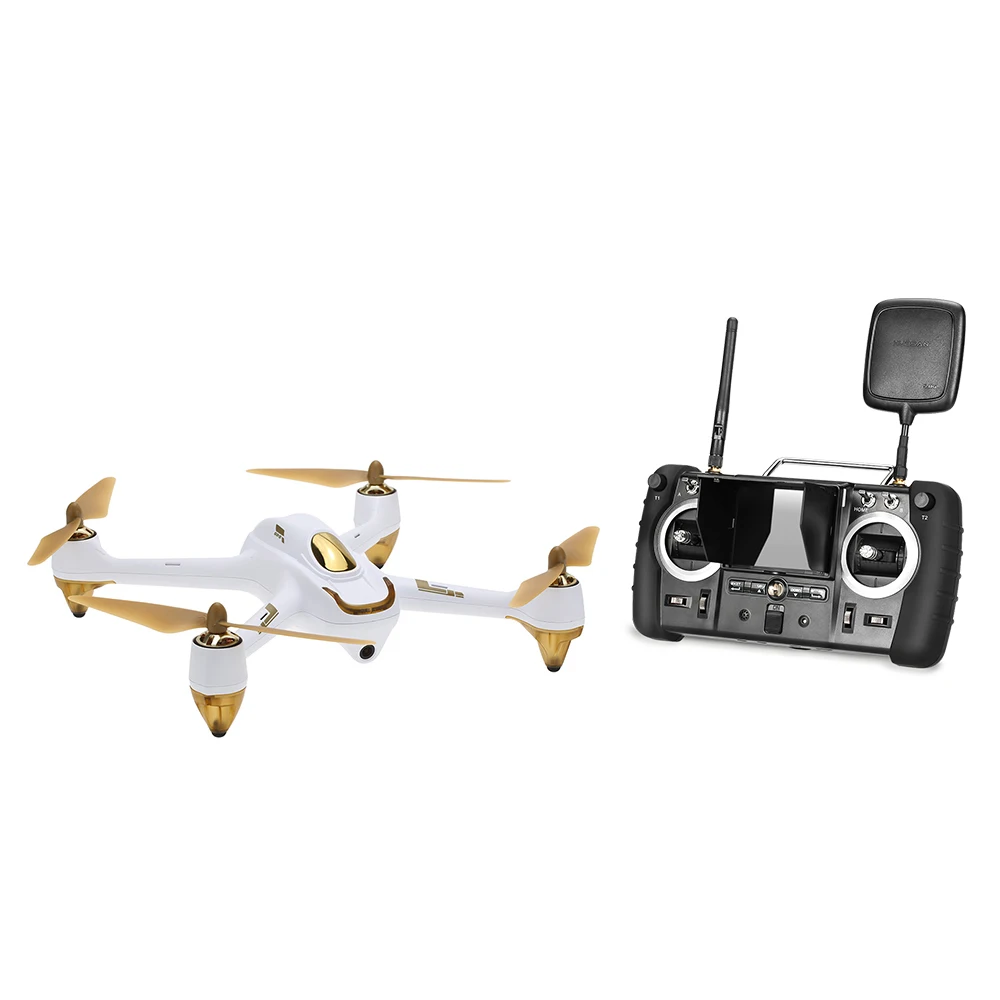 Дрон H501S Pro X4 5 8G FPV для селфи бесщеточный Радиоуправляемый с камерой 1080P 10