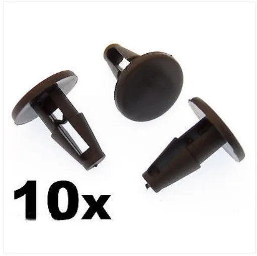 

10x For Honda Plastic Trim Clips- Wiper Motor Cover, Windscreen Cowl, & Wheel Arch