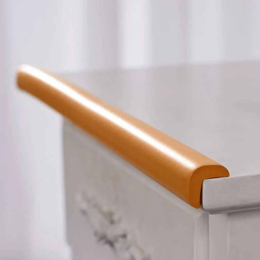 Borde de mesa en forma de U de 2M, protecciones de esquina, goma gruesa, cubierta de escritorio para muebles, protectores de espuma, protecci&oacute;n de parachoques de seguridad para beb&eacute;s-3