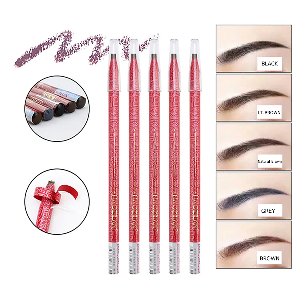 High Quality Long-Lasting Water proof Eyebrow Pencil Pull Roll Paper Permanent Makeup Tattoo Beauty Tools | Красота и здоровье