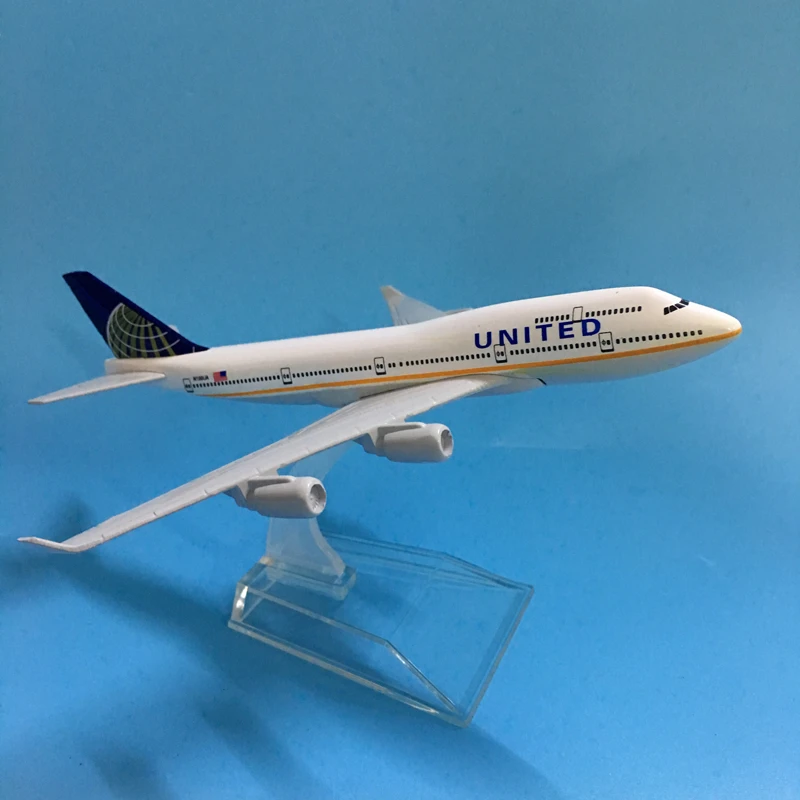 JASON TUTU самолеты самолет 16 см 1:400 Юнайтед Боинг B747 400 Модель самолета аэроплана