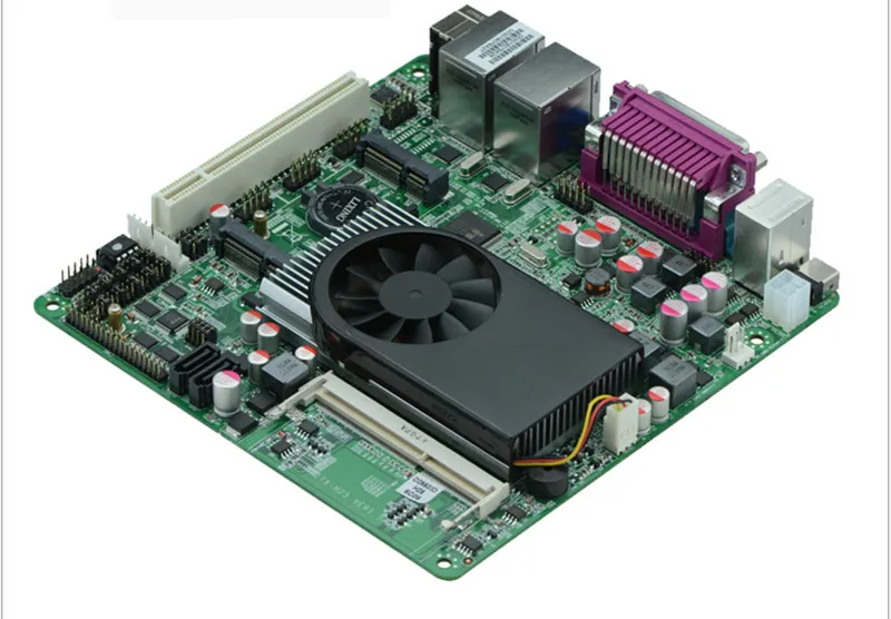 Мини Itx Промышленная материнская плата Intel Atom D2550 CPU безвентиляторная POS |