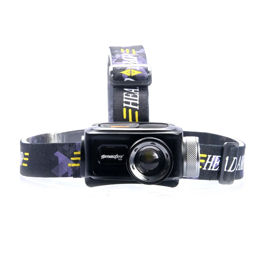 Sky Wolf Eye T6 4 режима USB Перезаряжаемый светодиодный фонарь яркий для 18650