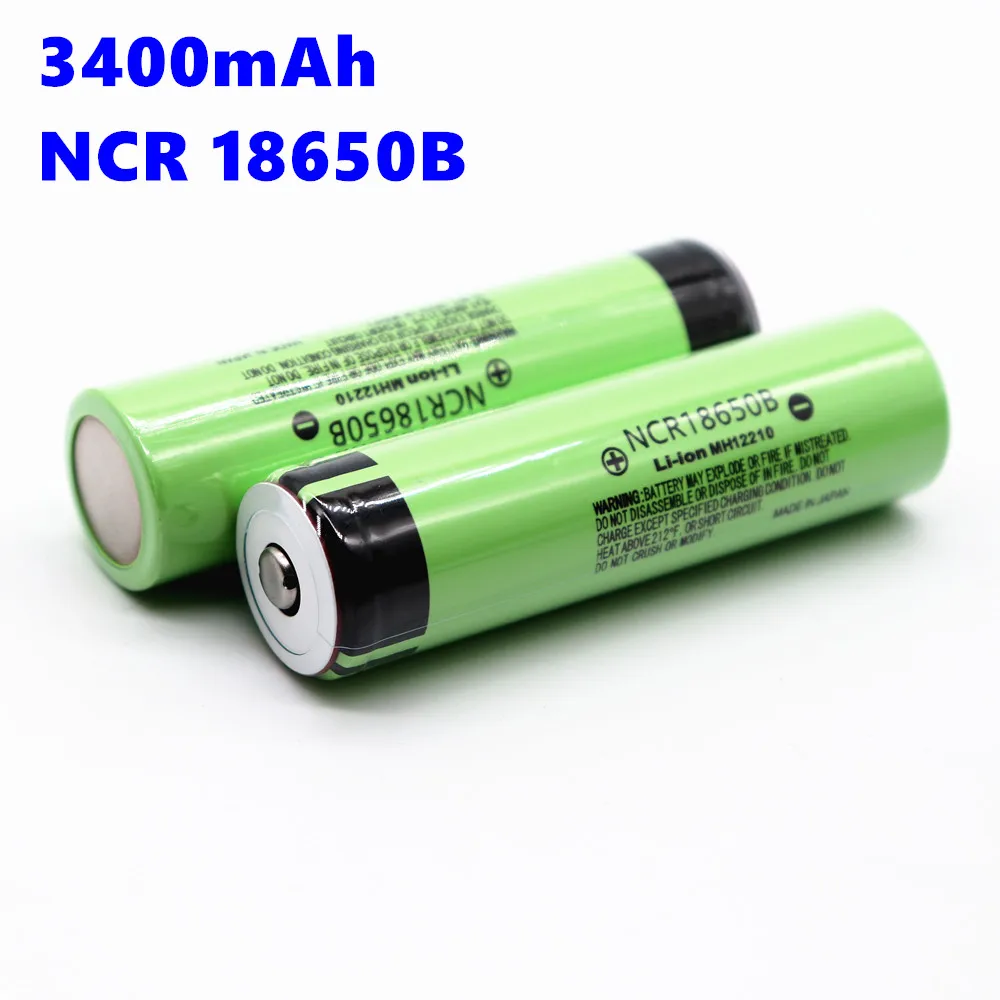 Новый оригинальный 18650 3 7 v 3400 mah литиевая аккумуляторная батарея NCR18650B с