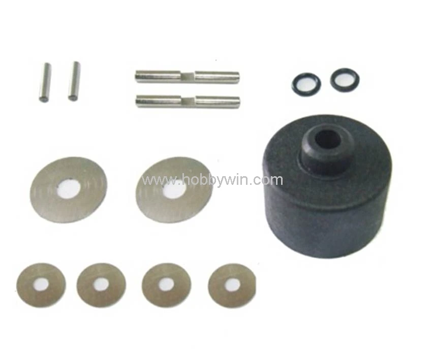 HBX часть 3338-T011 Diff. Чехол в сборе для Haiboxing 1/10 RC модели внедорожника 3338 3378 Pinions Pins + Shims