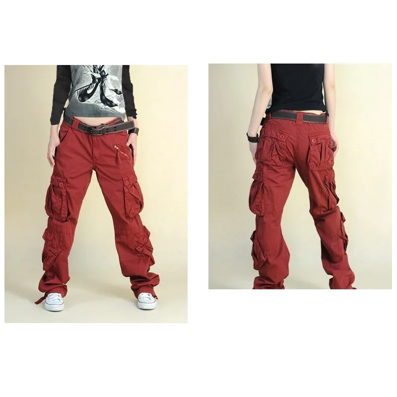 Весенние женские комбинезоны повседневные брюки для пар мульти сумка уличных