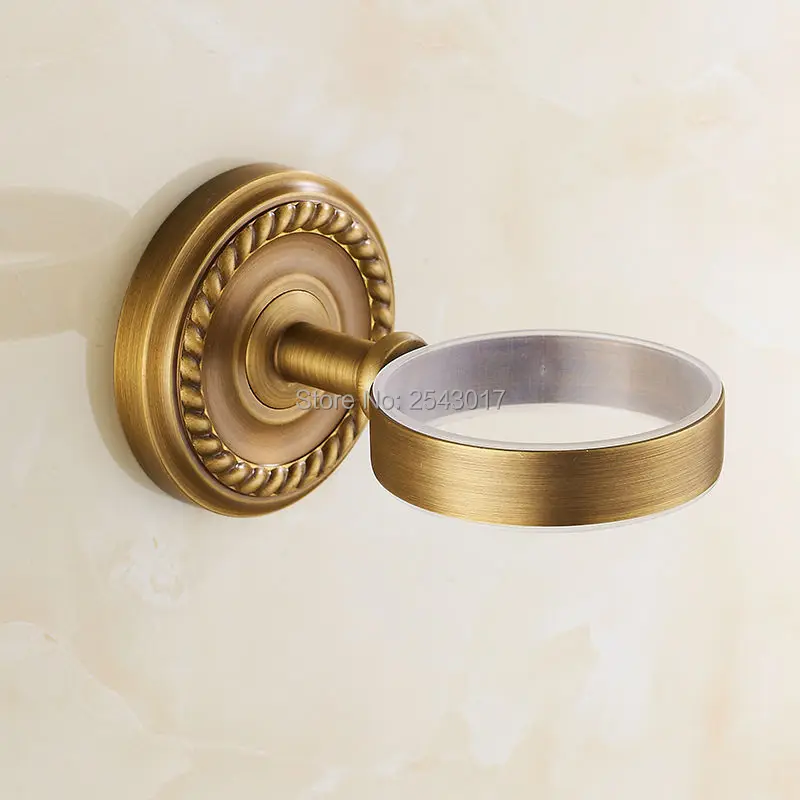 Держатель для стаканов и настенный держатель из античной бронзы один