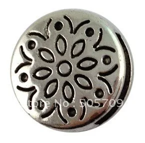 

80 Floral Round Slide For Band Pet Collar A12599