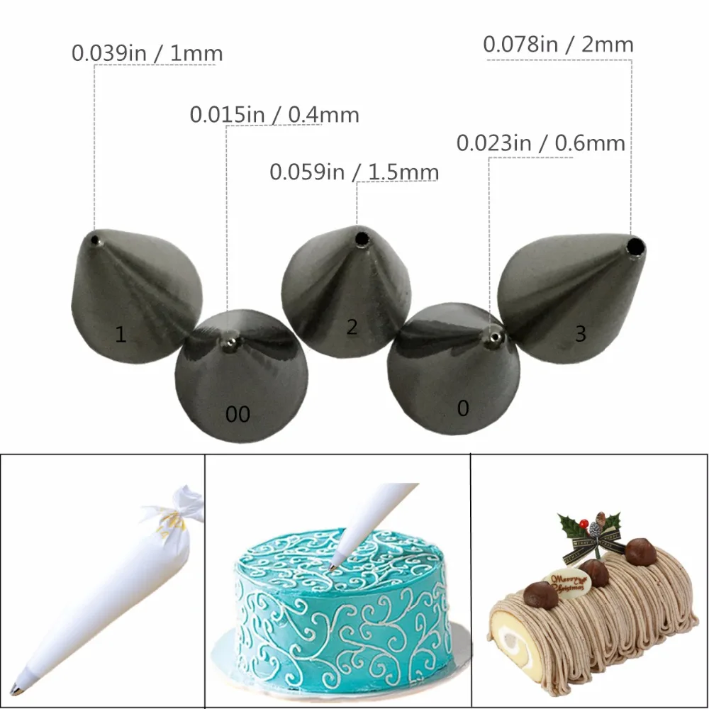 Набор для украшения кондитерских изделий 5 шт.|decor tools|decorating tools for cakesdecorating cake |