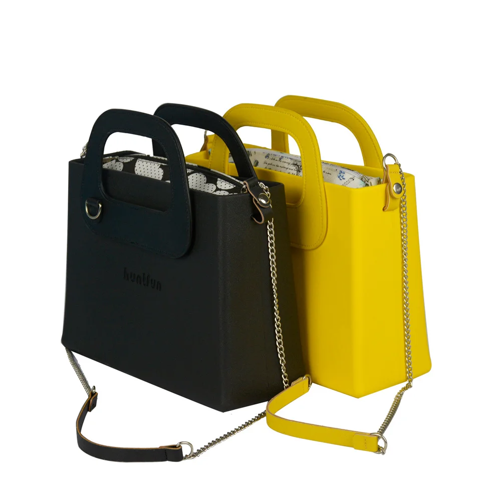 Новый стиль Obag huntfun квадратная сумка из ЭВА с продолговатой D-пряжкой ручка