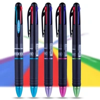 2 pieces batch brand 4 in 1 color pen new colorful ball pen multi purpose school stationery
