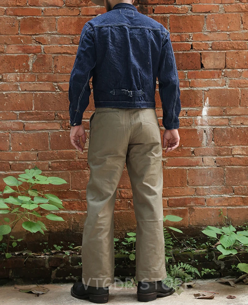 Bronson Ретро 1878 рабочая одежда джинсовые куртки Selvage мужские классические синие джинсы