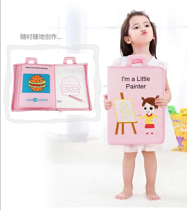 Jollybaby детский Игрушки для раннего развития Тканевые книги Обучающие рабочие