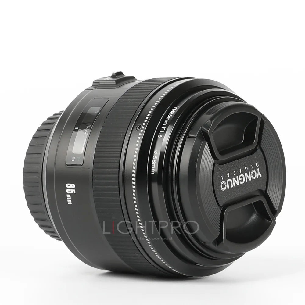 YONGNUO YN85mm F1.8 объектив камеры для Canon EF крепление EOS 85 мм AF/MF Стандартный Средний Телеобъектив Объектив с фиксированным фокусным расстоянием